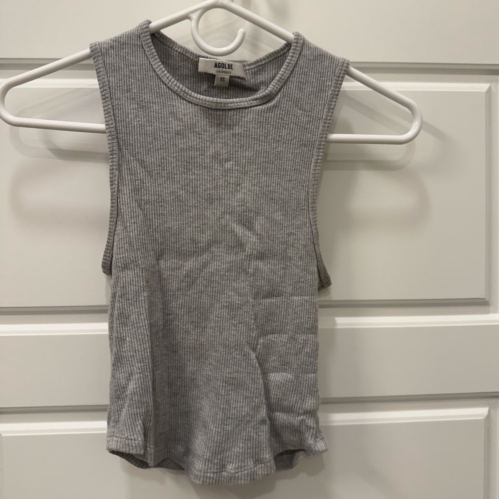 Agolde Grey Tank Top